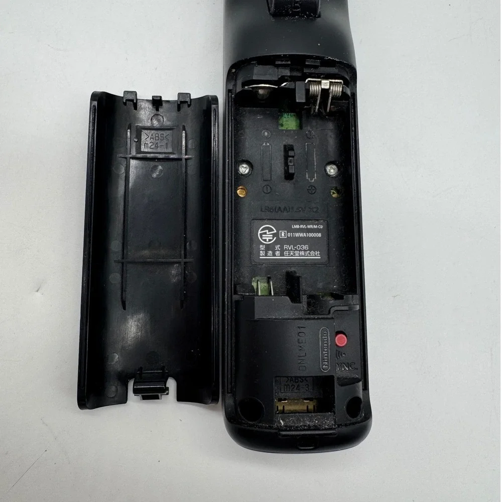 Nintendo Wii Remote Plus RVL-036 Black MotionPlus Inside Controller Official